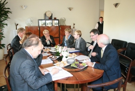 Spotkanie z kierownictwem Confindustrii, konfederacji przemysłu włoskiego, Warszawa, 13 października 2010