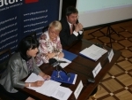 Konferencja prasowa na temat stanu przygotowań do EFNI, Lewiatan, kwiecień 2011