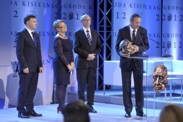 fot. Wprost: Gala Nagród Kisiela 2012 - Zbigniew Jagiełło, Henryka Bochniarz, Janusz Lewandowski, Tomasz Zaboklicki