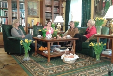 Nagranie programu Tu kobiety; od lewej: Katarzyna Żak, Beata Jakoniuk-Wojcieszak, Henryka Bochniarz, Zofia Szalczyk
