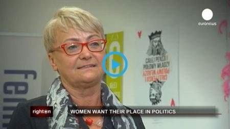 Reportaż Euronews o ruchu kobiecym w Polsce