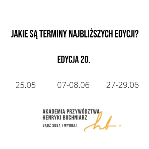 Jubileuszowa edycja Akademii Przywództwa - nowe terminy i zapisy