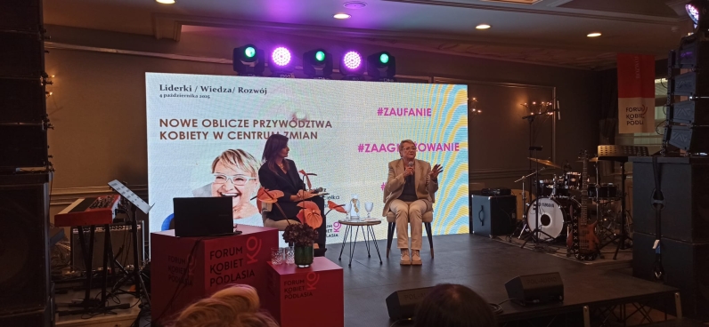 O przywództwie kobiet podczas Forum Kobiet Podlasia